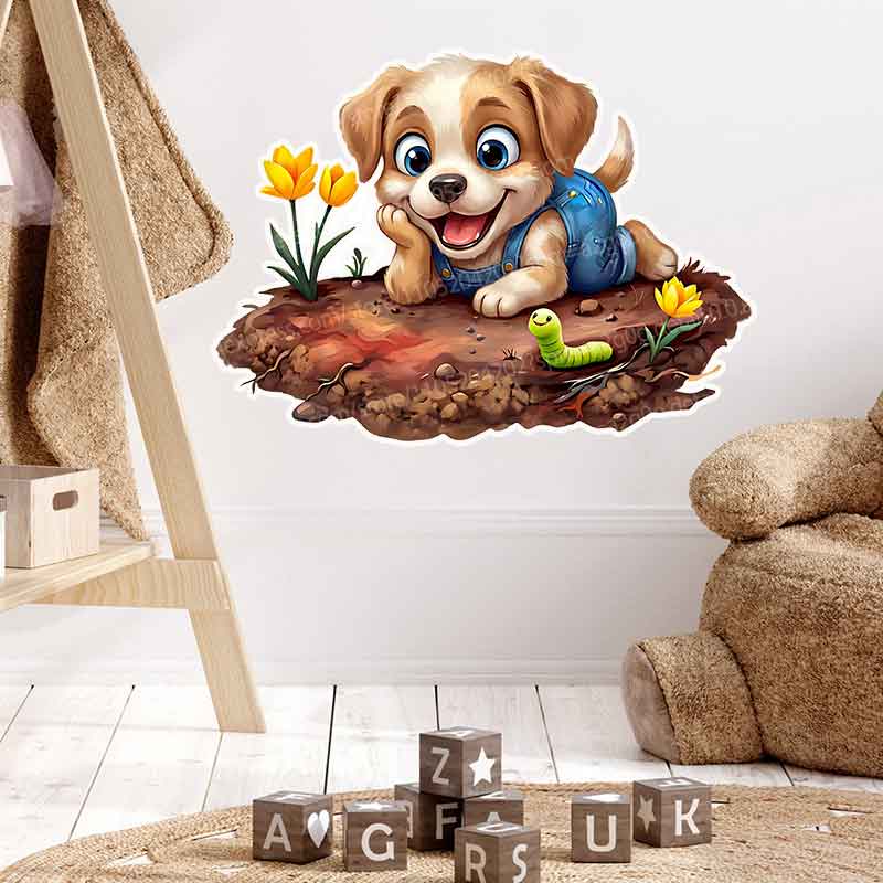 Baby Nursery Mural Wallpaper - Autocollants muraux pour chambre d'enfant Woodland
