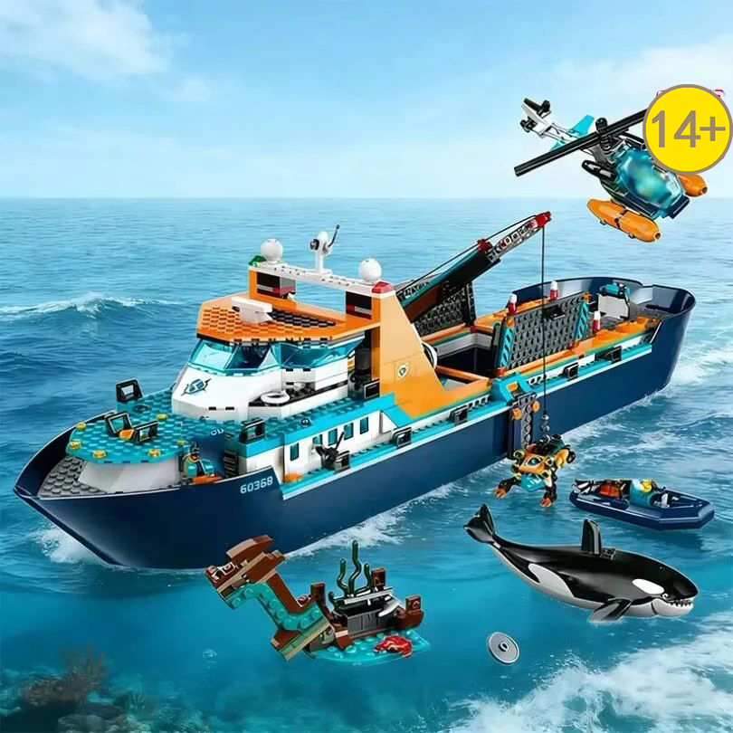 Lego Set City - Super populaire – Bateau d'exploration de