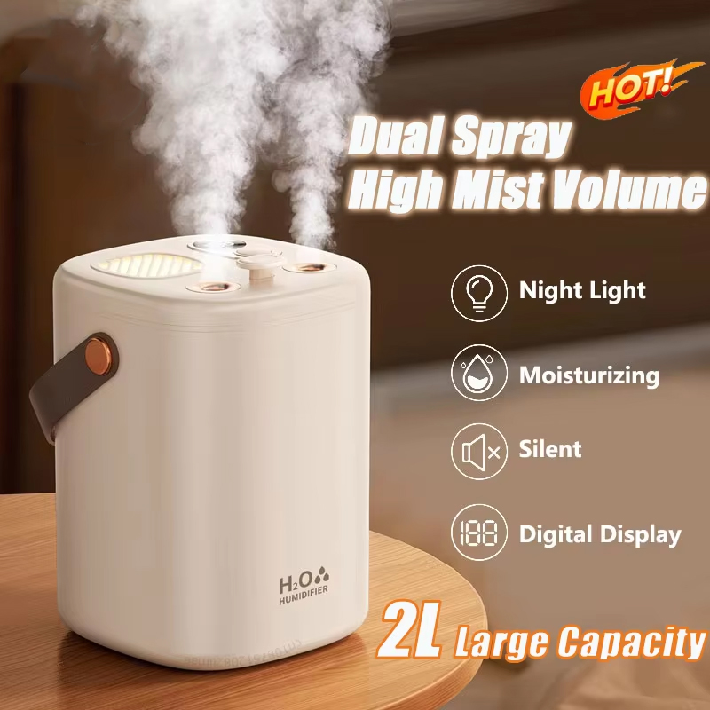 Humidifier Nursery Quiet - Humidificateur ultrasonique 2L pour chambre de
