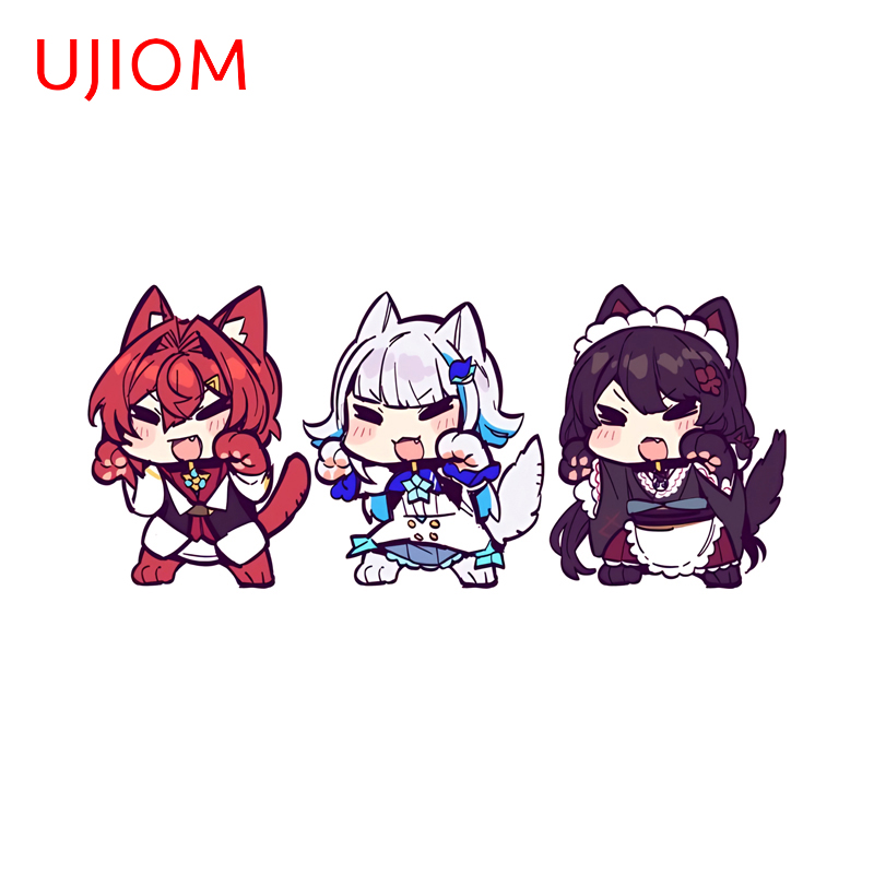 Baby Nursery Panelling - UJIOM Chibi Hololive trois filles Stickers