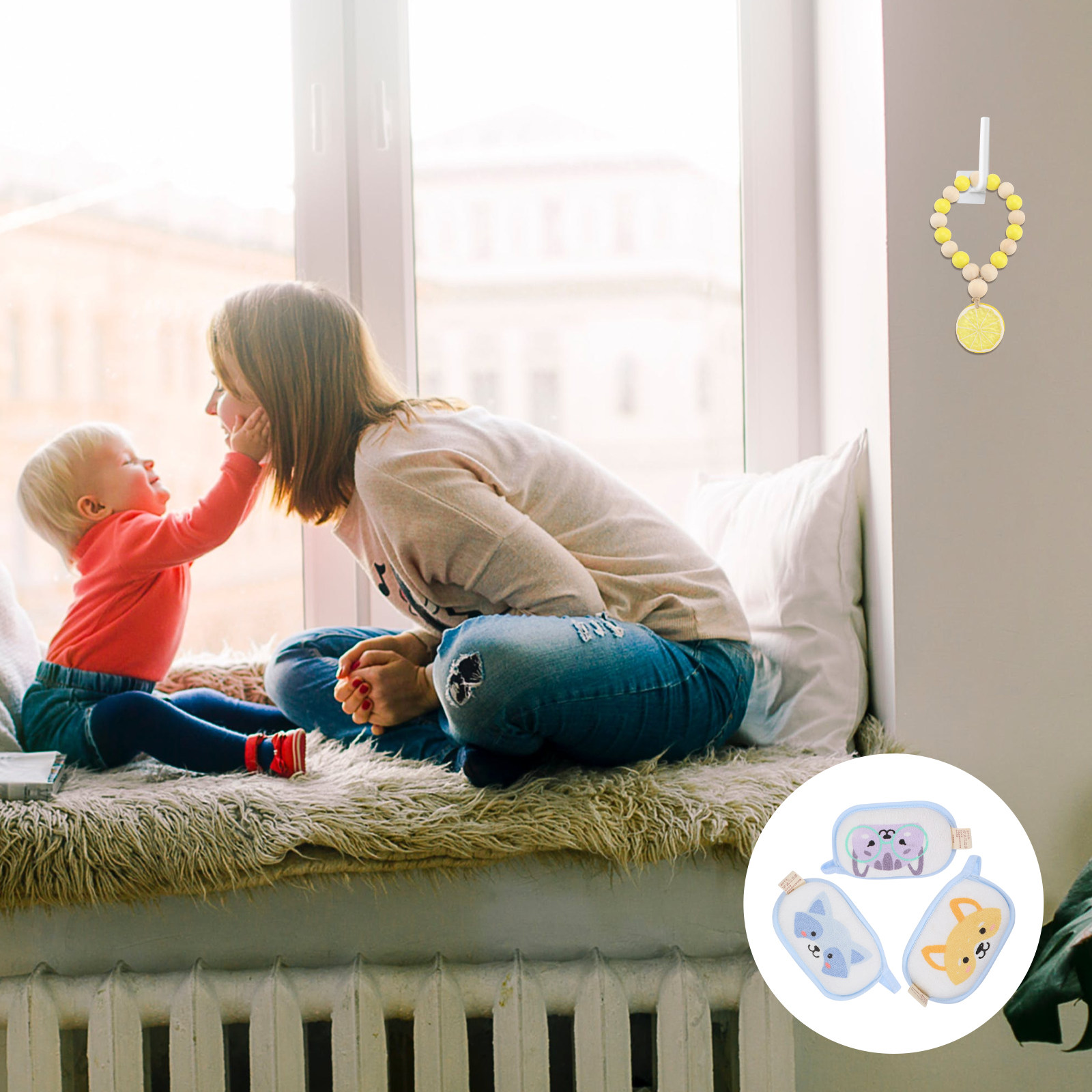 Baby Nursery Layout - 1 pièce Guirlande de perles en
