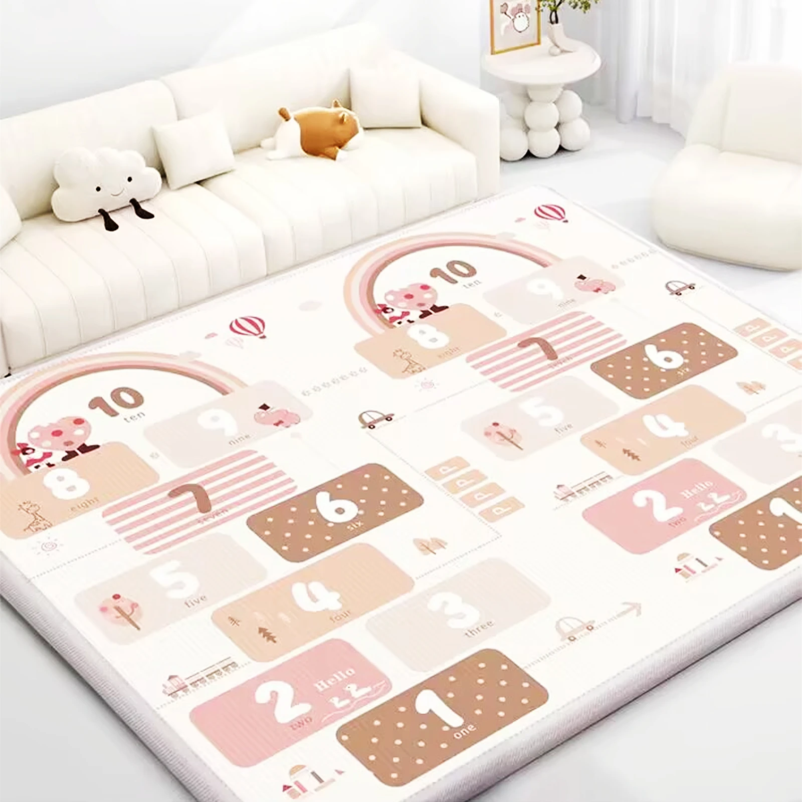 Baby Nursery Rug - Tapis de jeu pour enfants de