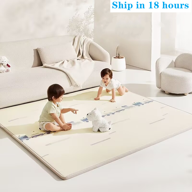 Baby Nursery Rug - Tapis de jeu épais en forme