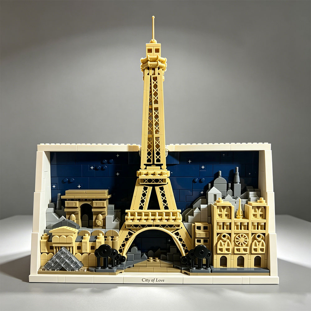 Lego Set City - NOUVEAU 2026 Love City—Paris Building Series