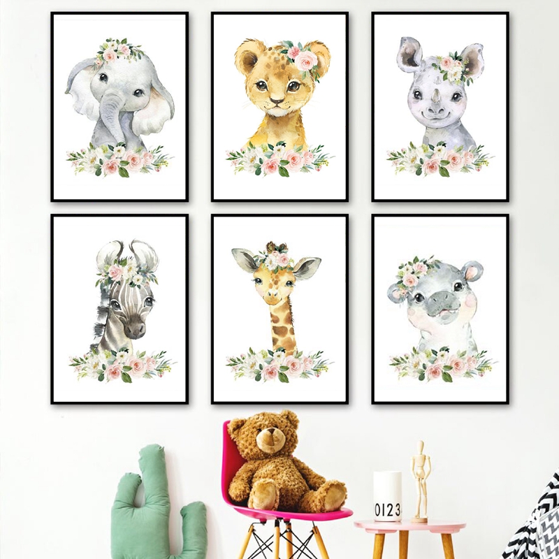 Impressions sur toile d'animau - Baby Nursery Elephant avis et prix