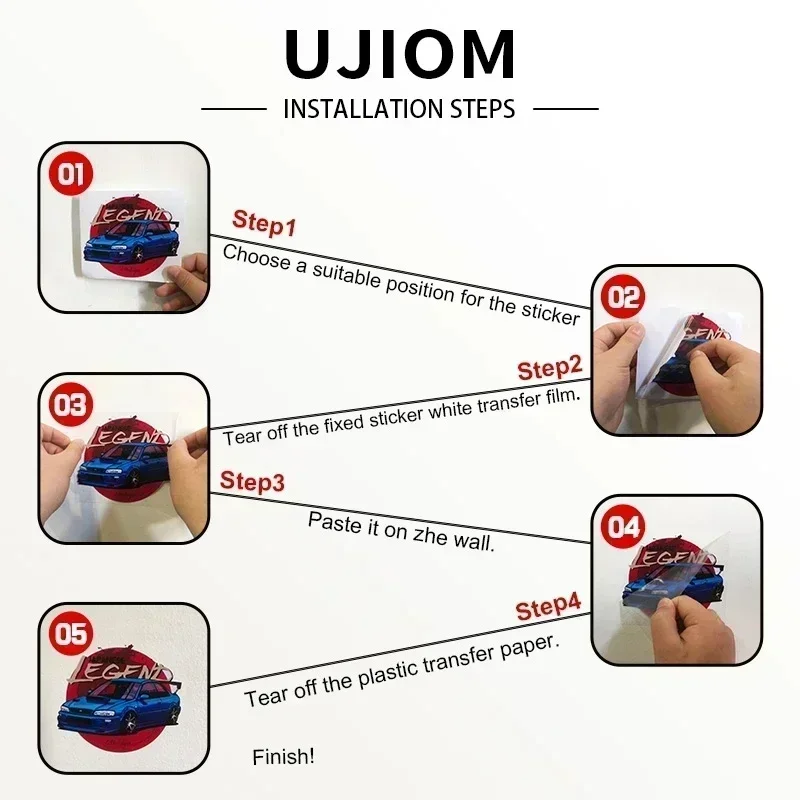 UJIOM Autocollant mural Cheval - Baby Nursery Panelling avis et prix