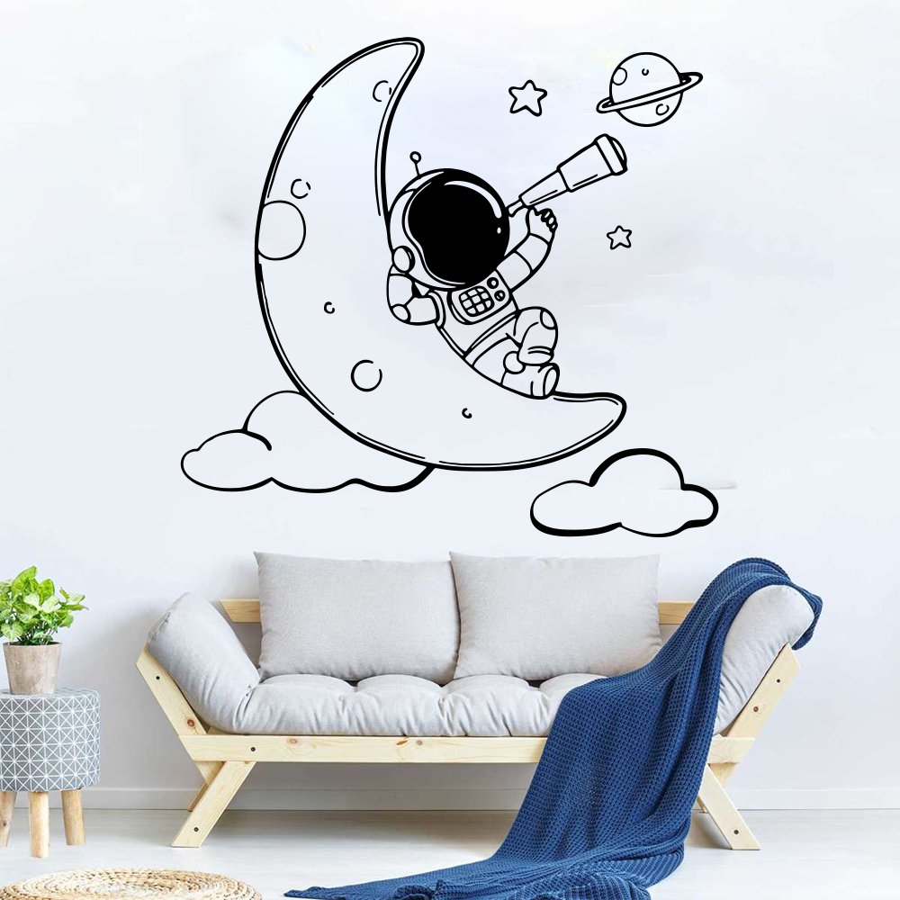 Autocollant mural d'astronaute - Baby Nursery Panelling avis et prix