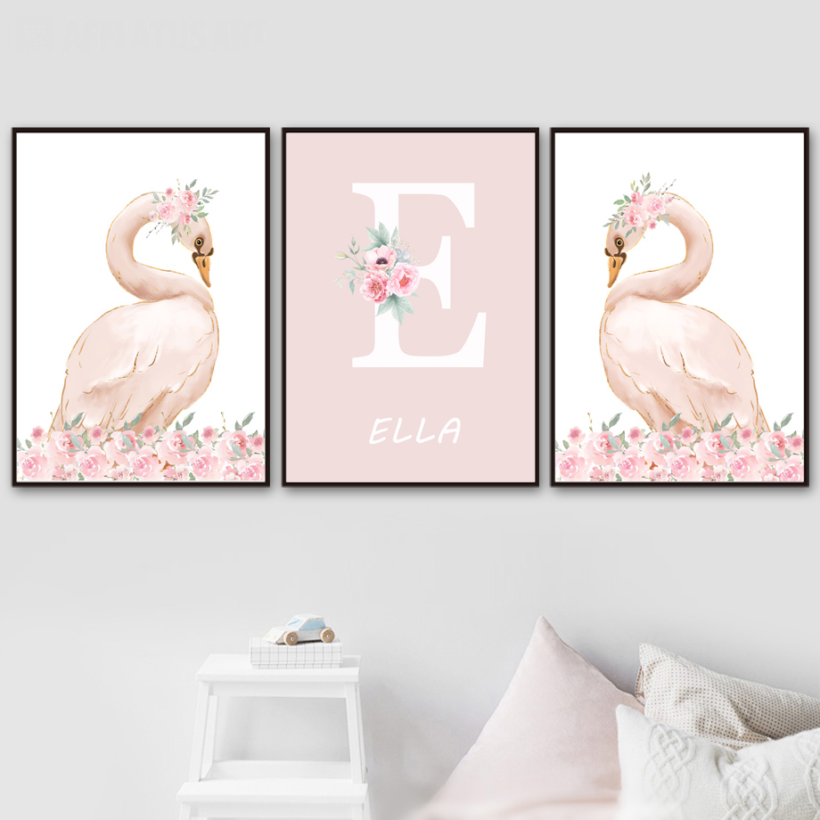 Toile murale d'ange rose pour  - Baby Nursery Decor Girl avis et prix