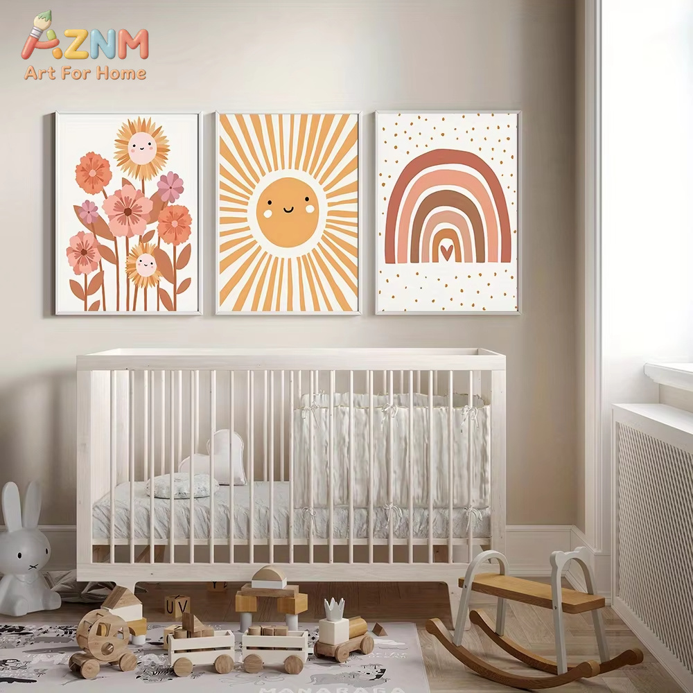 AZNM Tableau mural sur toile s - Baby Nursery Neutral avis et prix
