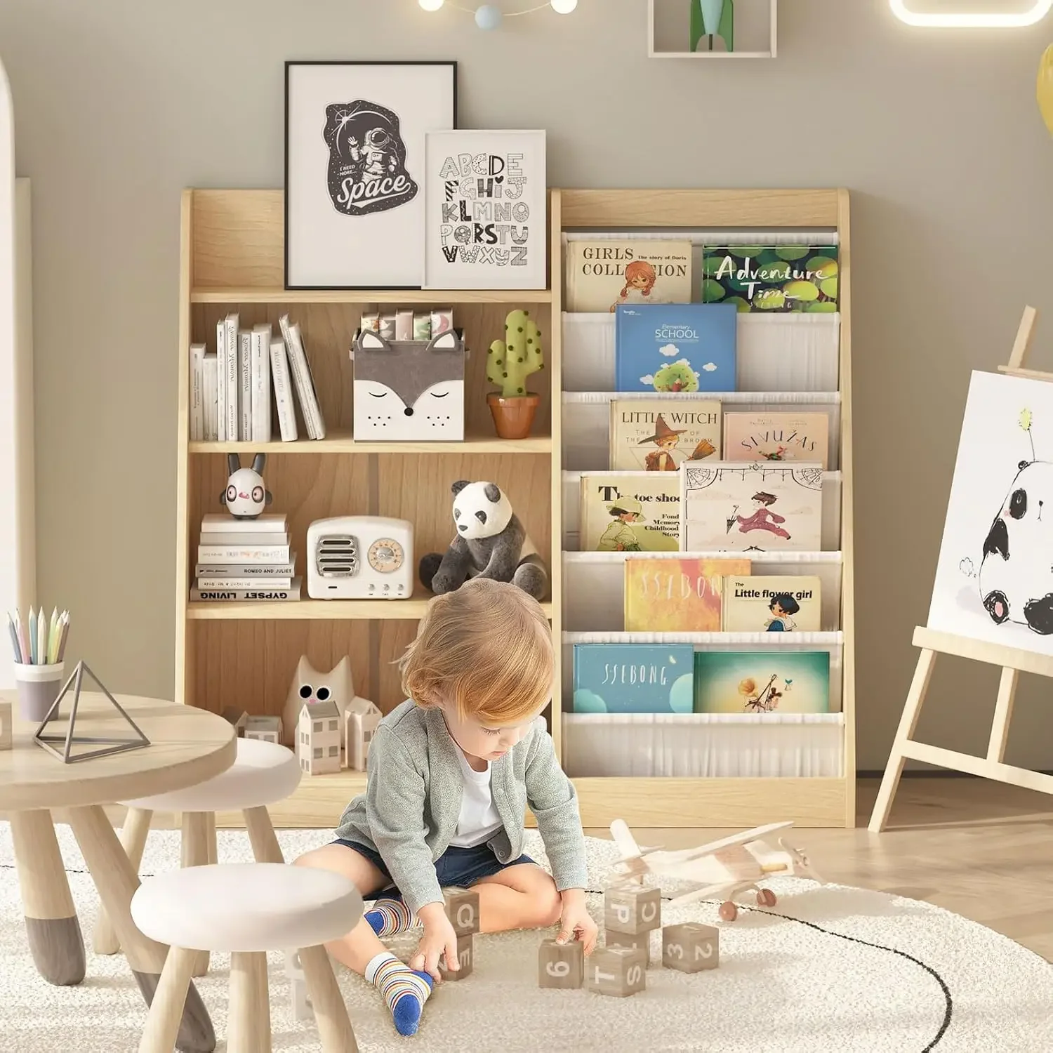 Étagère à livres pour enfants  - Baby Nursery Bookshelf avis et prix