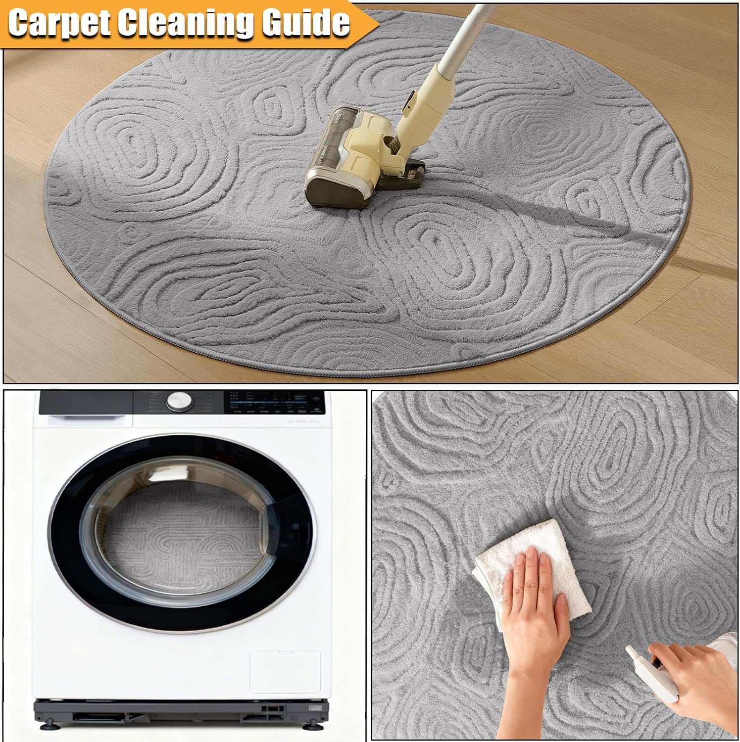 Dnlaphbh Tapis Rond Géométriqu - Baby Nursery Rug avis et prix