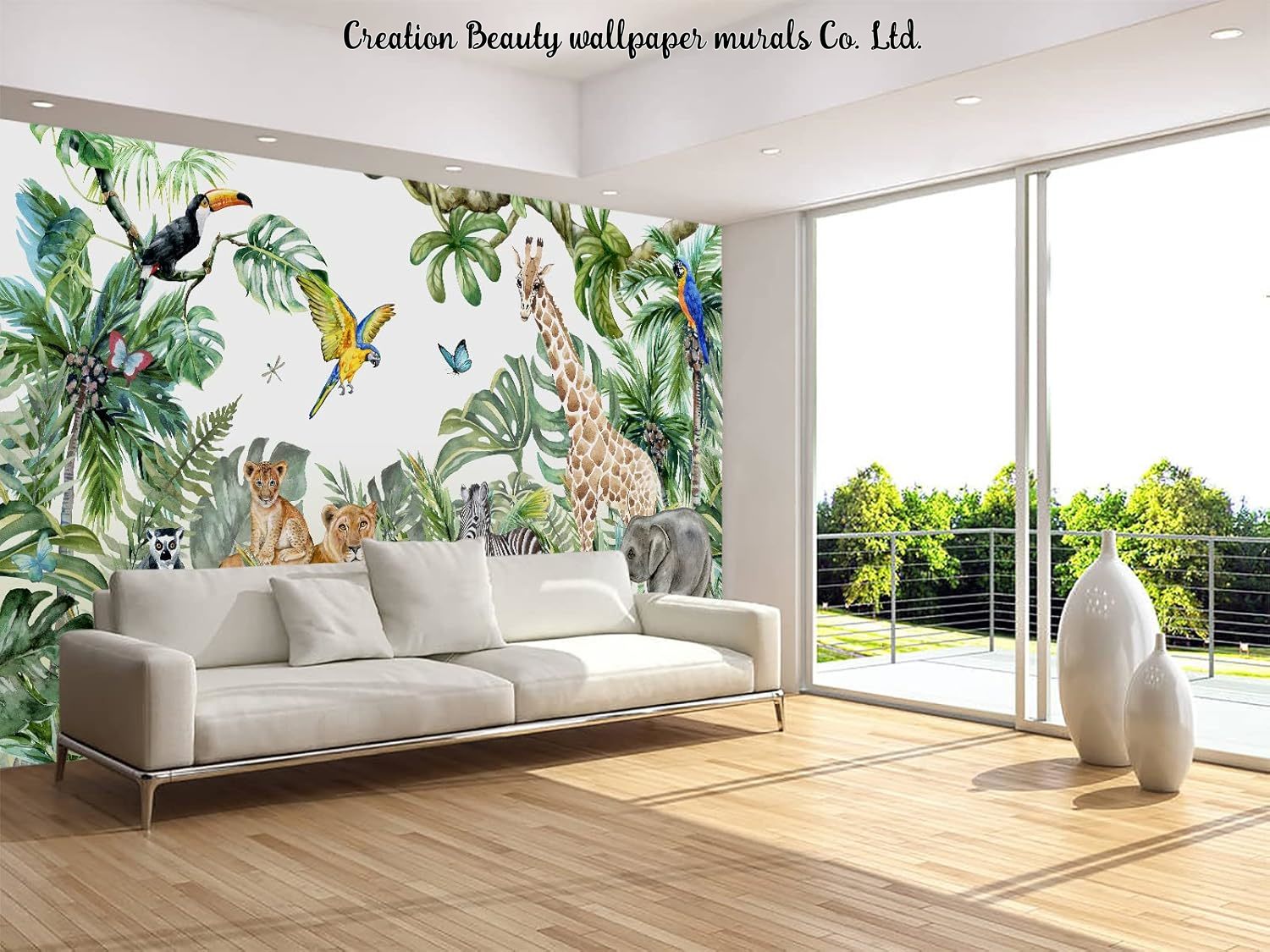 Papier peint mural animaux de  - Baby Nursery Mural Wallpaper avis et prix