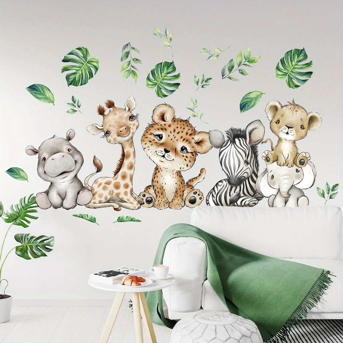1PC dessin animé mignon hippop - Baby Nursery Vinyl avis et prix