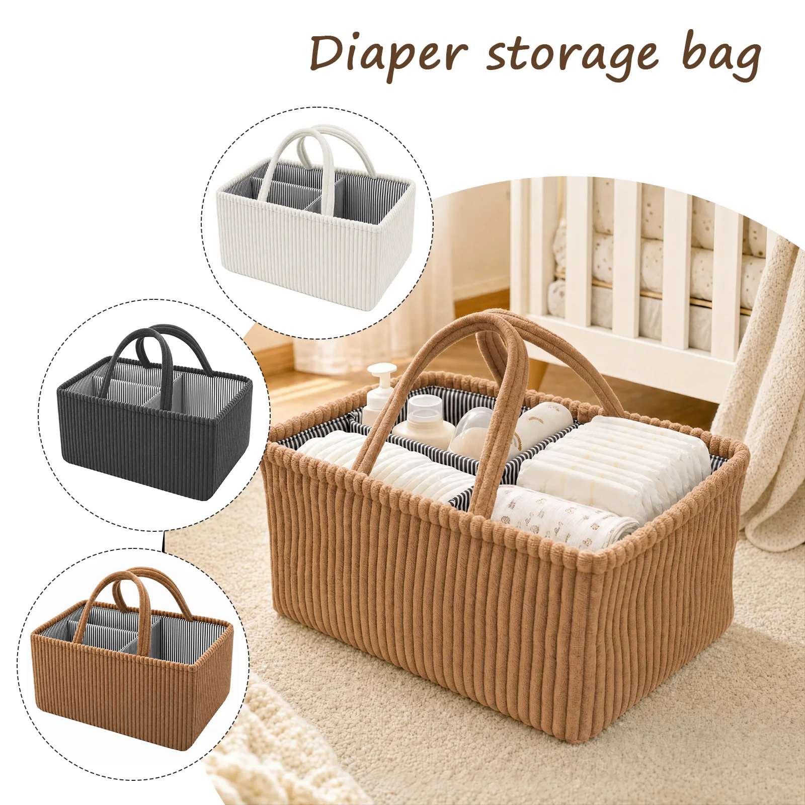 Organisateur de couches pour b - Diaper Caddy Organizer avis et prix