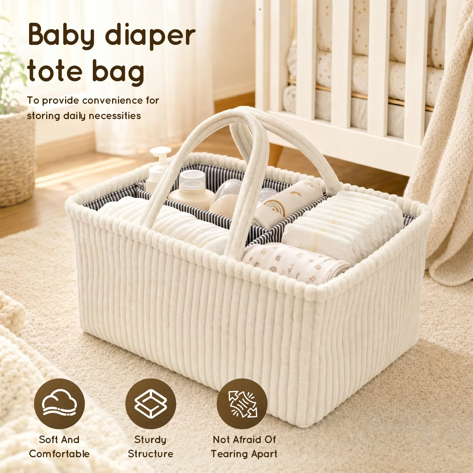 Organisateur de couches pour b - Diaper Caddy Organizer avis et prix