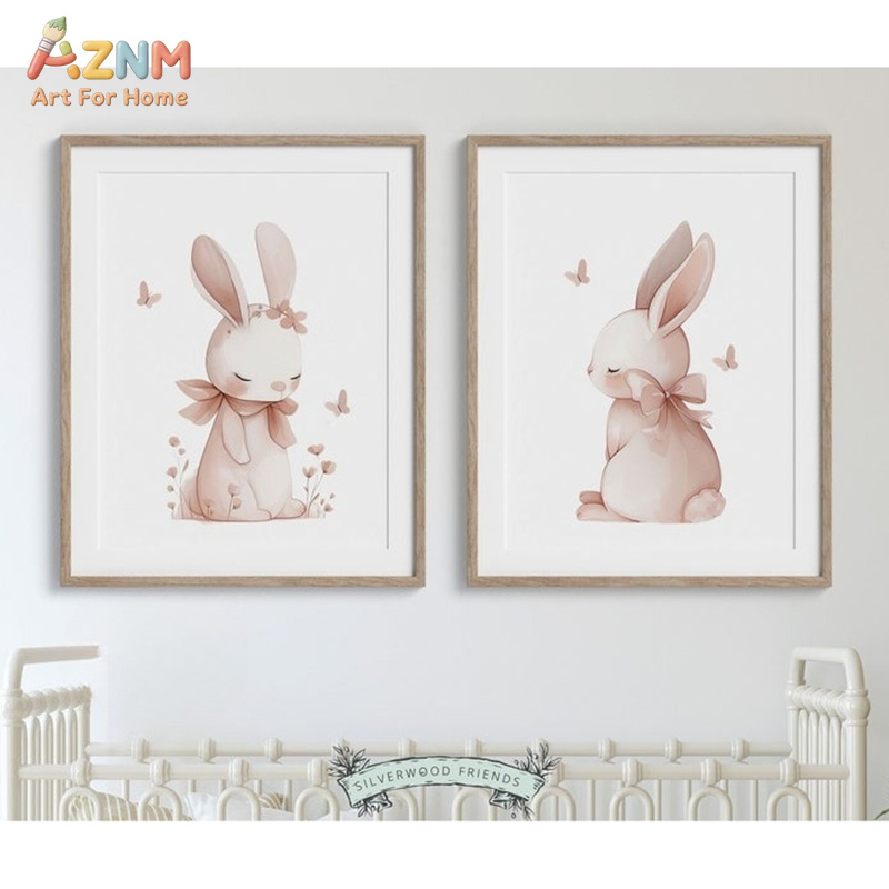 AZNM Tableau mural sur toile L - Baby Nursery Neutral avis et prix