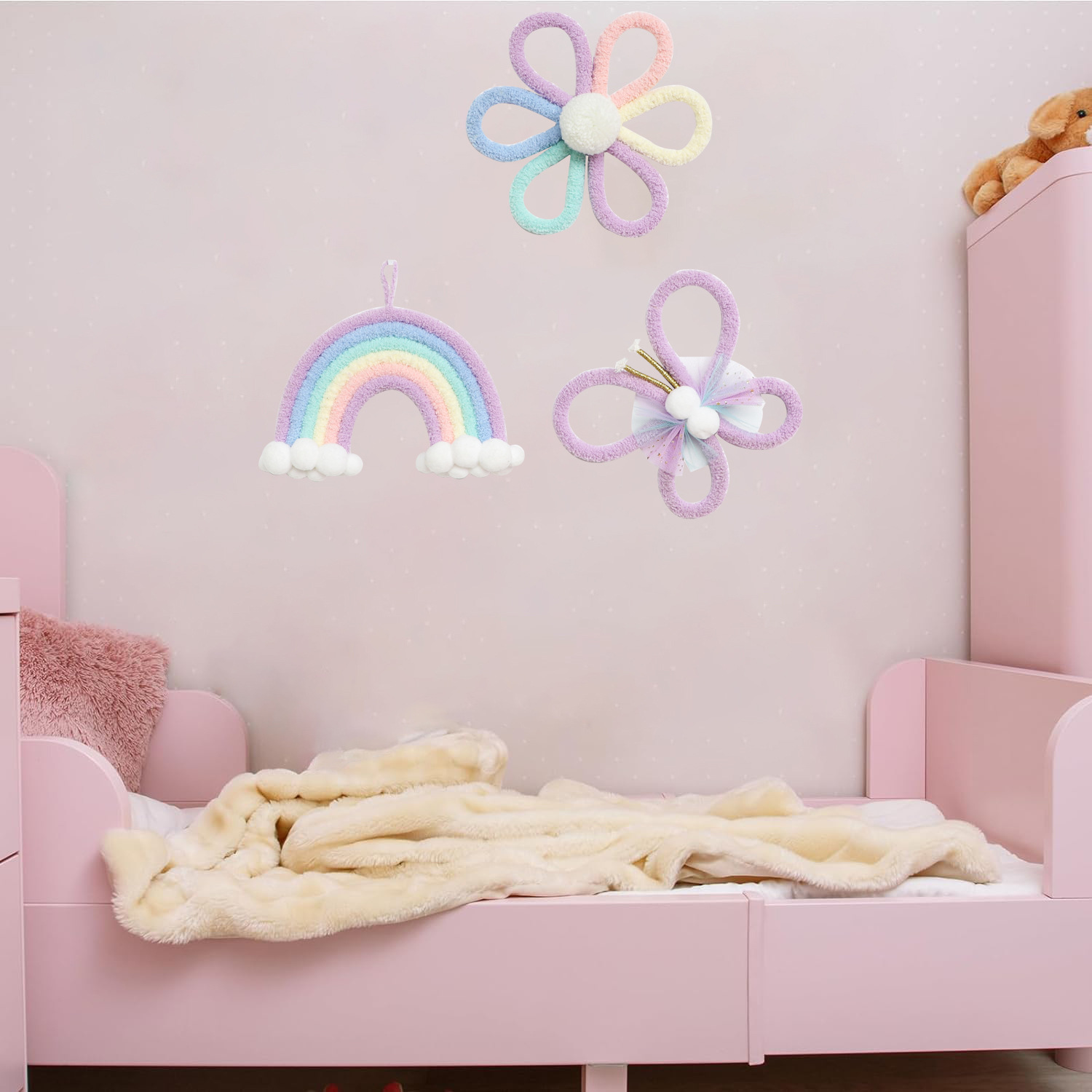 Décoration murale bohème nordi - Baby Nursery Decor Girl avis et prix