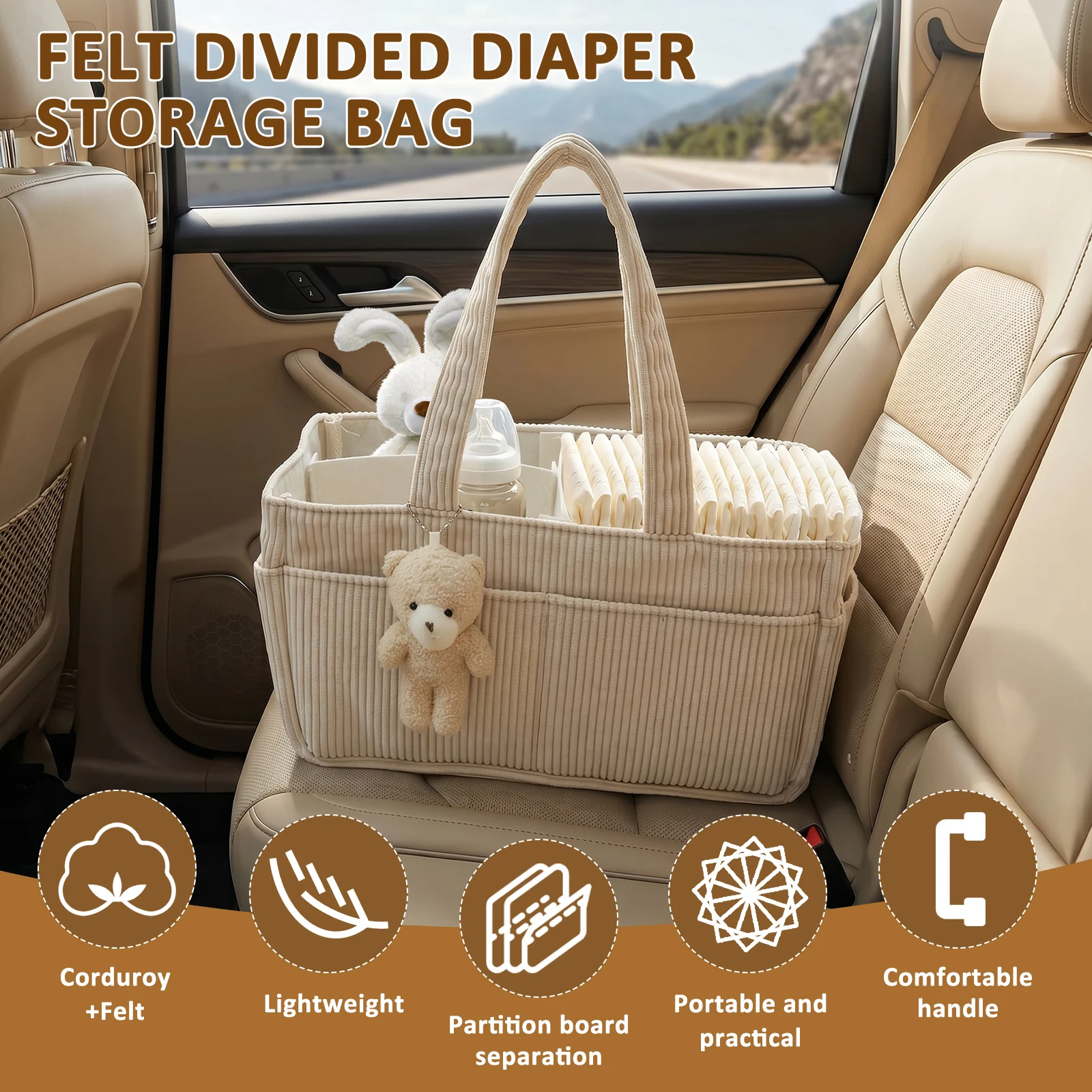 Sac de voyage portable pour ma - Diaper Caddy Organizer avis et prix