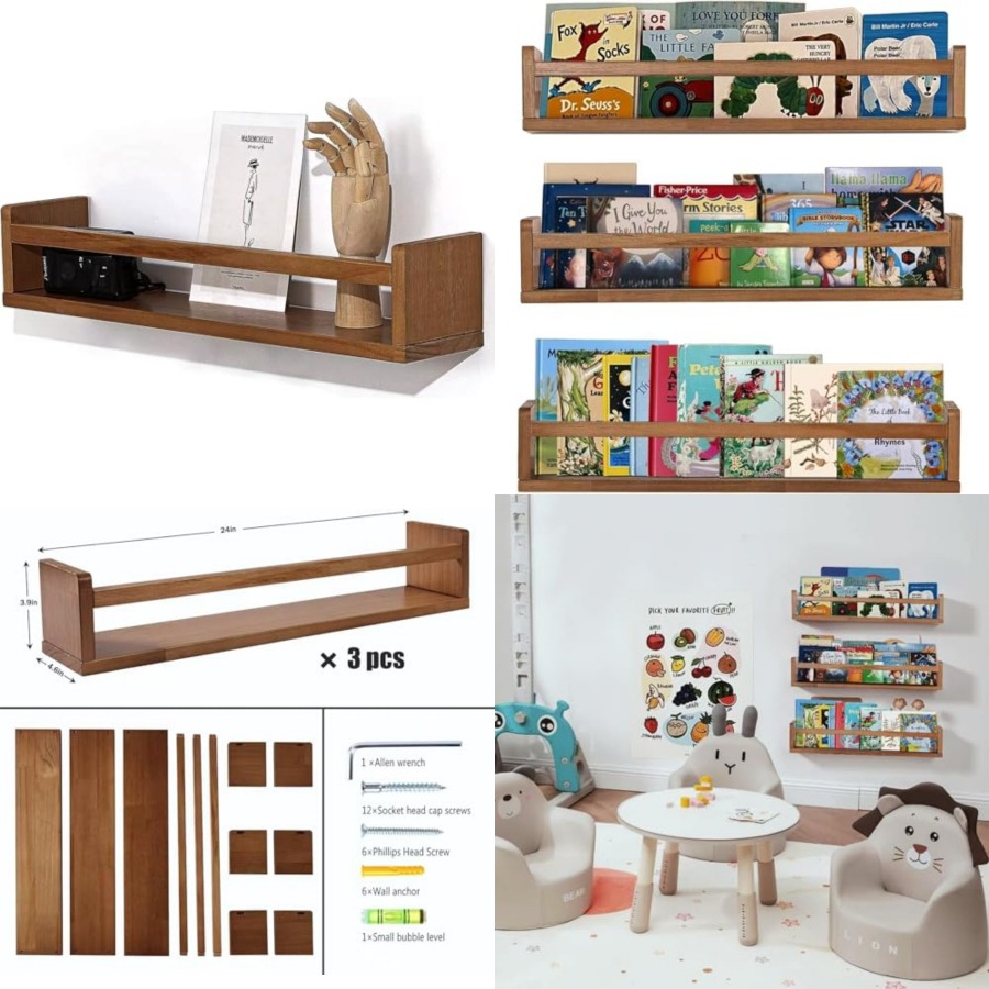 Étagères murales flottantes po - Baby Nursery Bookshelf avis et prix