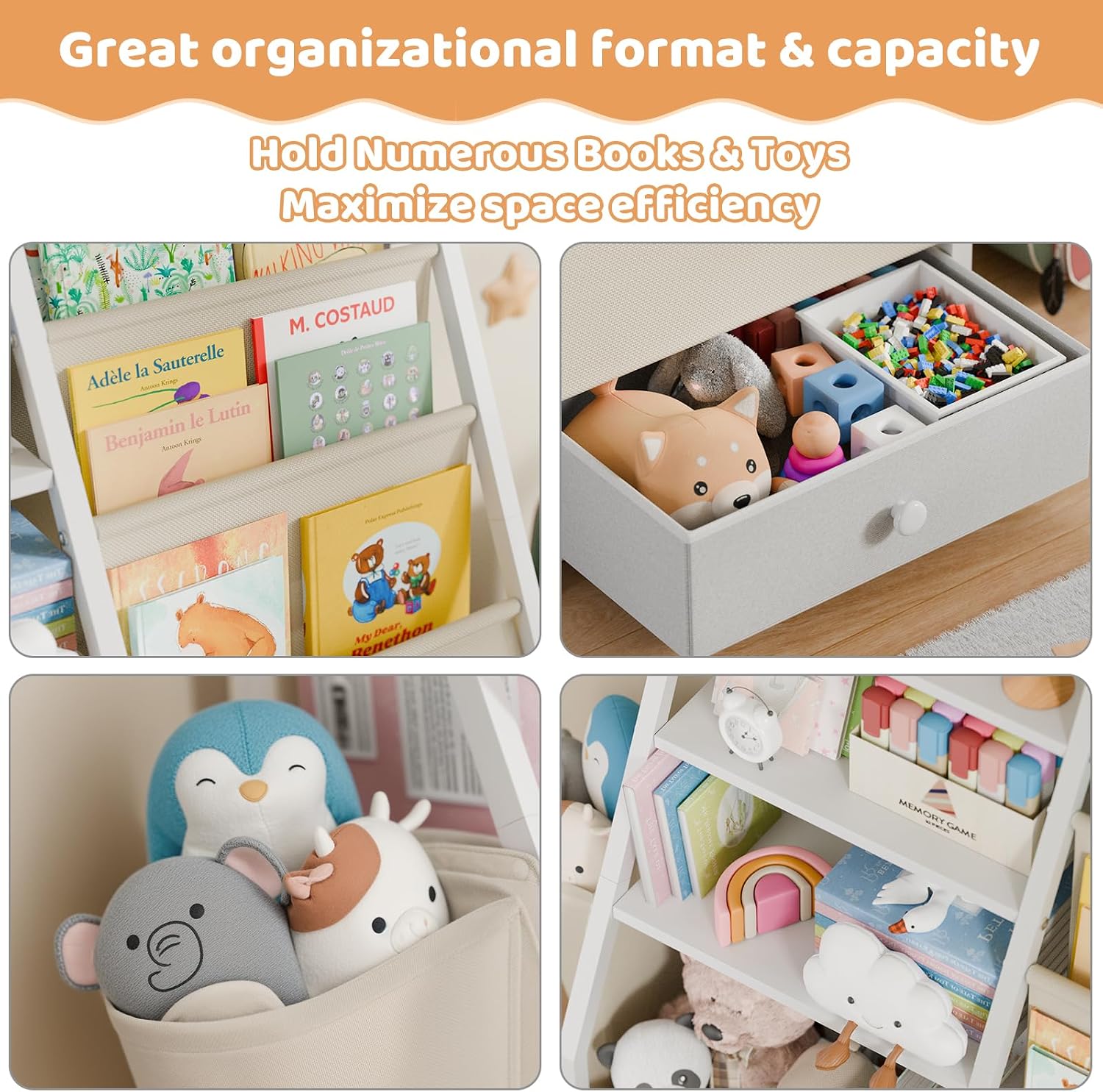 Étagère à livres et rangement  - Baby Nursery Bookshelf avis et prix