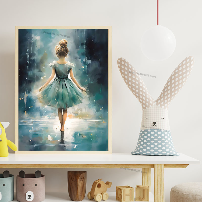 Peinture sur toile de fille da - Baby Nursery Decor Girl avis et prix