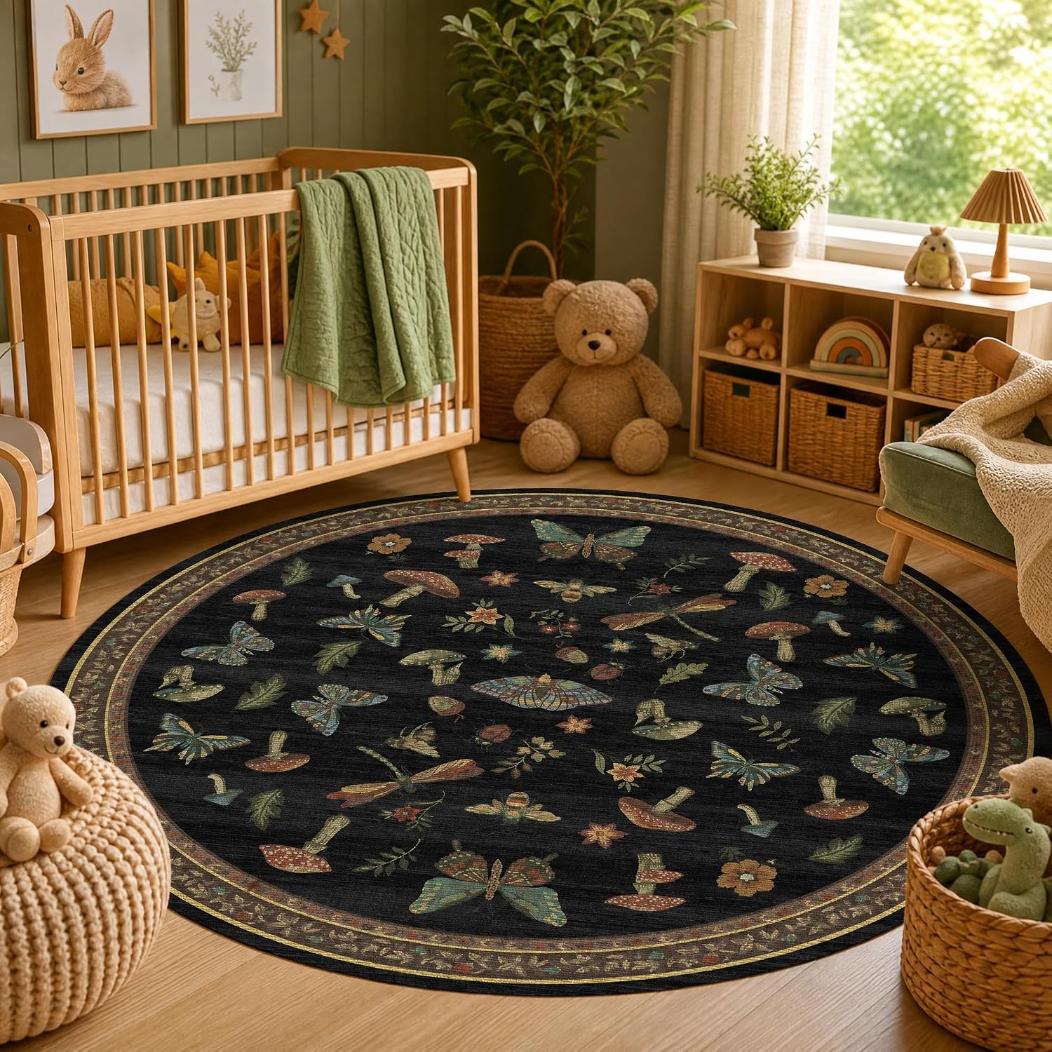 Grand tapis rond en polyester  - Baby Nursery Rug avis et prix