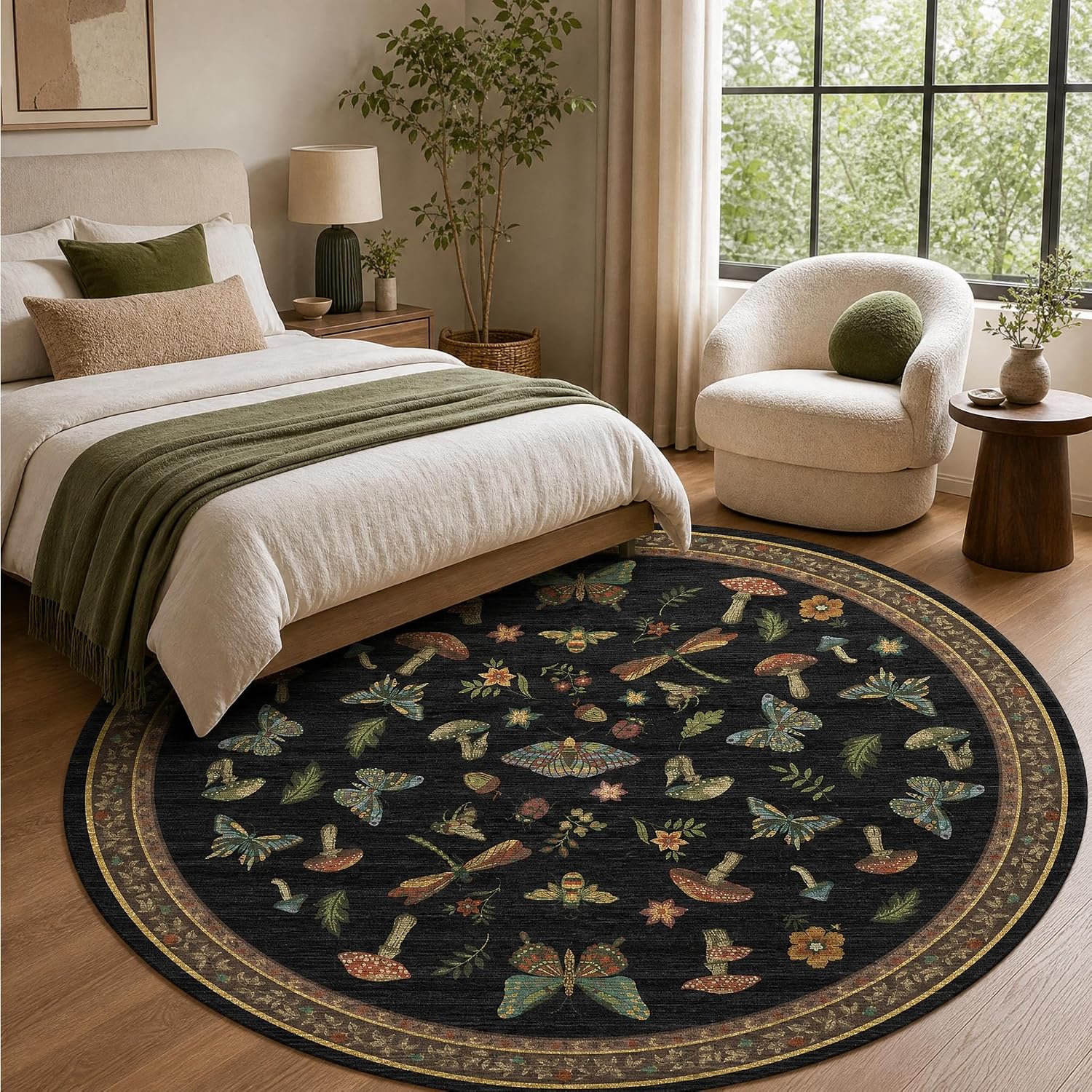 Grand tapis rond en polyester  - Baby Nursery Rug avis et prix