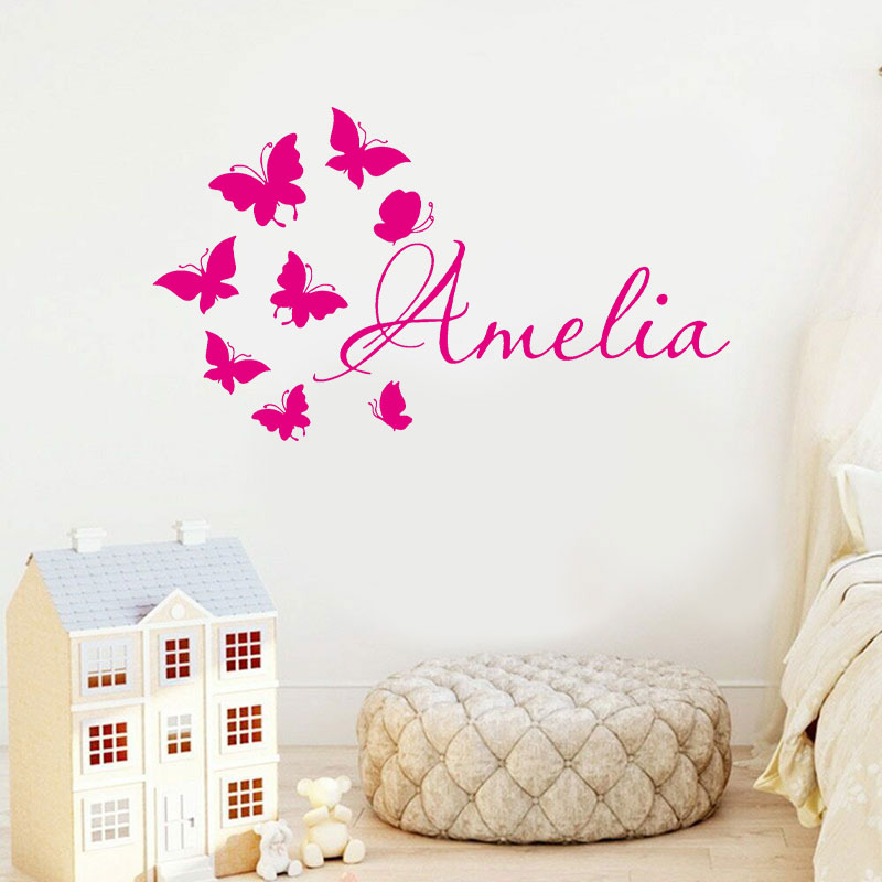 Autocollant mural papillon de  - Baby Nursery Mural Wallpaper avis et prix