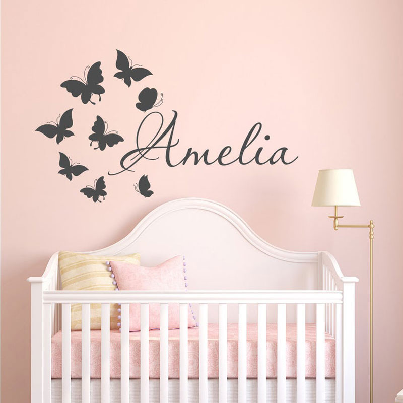 Autocollant mural papillon de  - Baby Nursery Mural Wallpaper avis et prix
