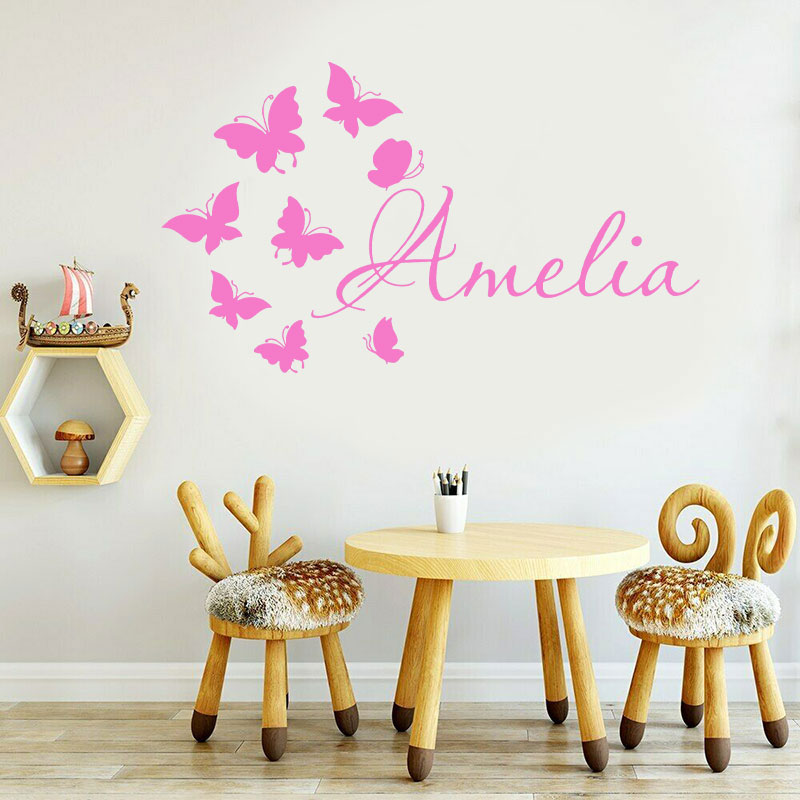 Autocollant mural papillon de  - Baby Nursery Mural Wallpaper avis et prix