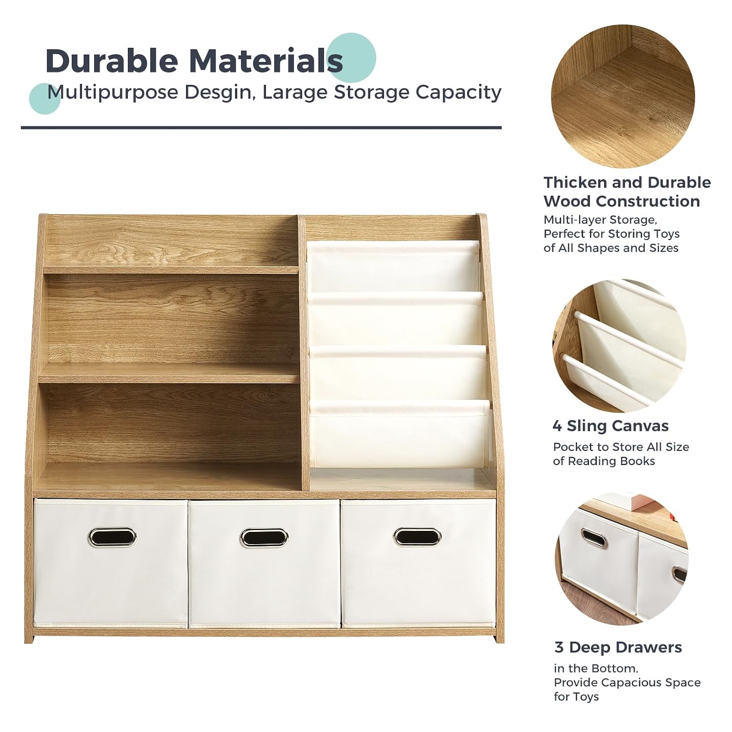 Étagère à livres et rangement  - Baby Nursery Bookshelf avis et prix