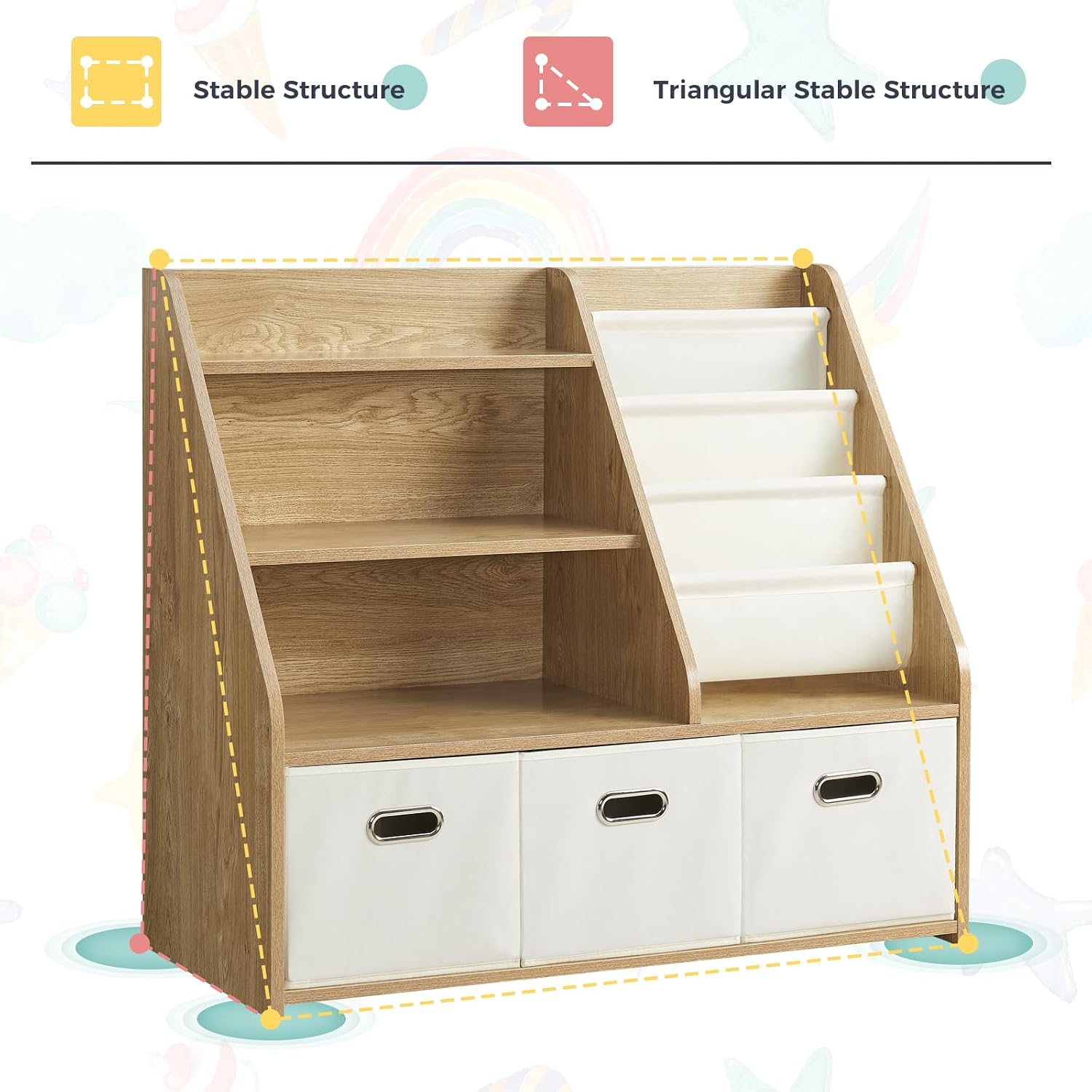 Étagère à livres et rangement  - Baby Nursery Bookshelf avis et prix