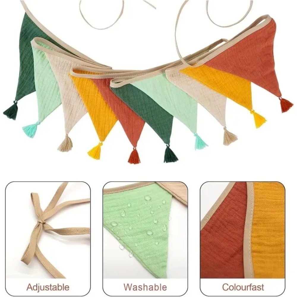 20 bannières en tissu multicol - Baby Nursery Bunting avis et prix