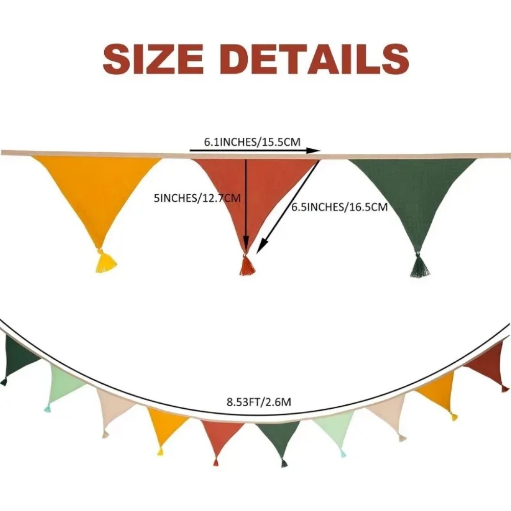 20 bannières en tissu multicol - Baby Nursery Bunting avis et prix