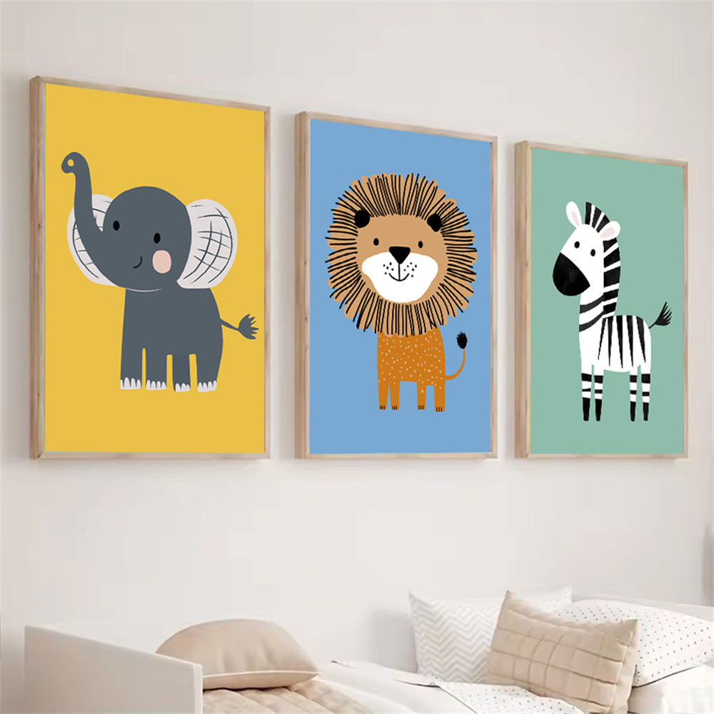 Peinture sur toile d'animaux d - Baby Nursery Elephant avis et prix