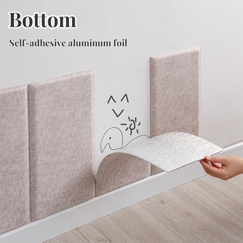 Sticker mural 3D en tissu lin, - Baby Nursery Vinyl avis et prix