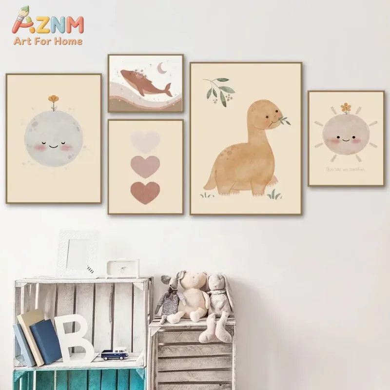 AZNM Tableau mural en toile à  - Baby Nursery Neutral avis et prix
