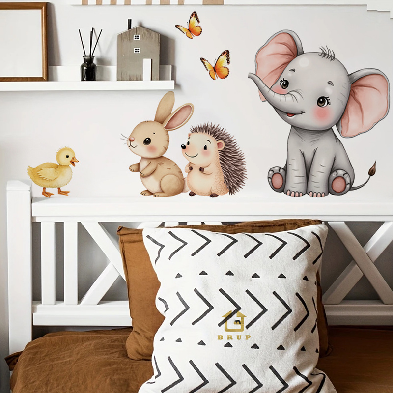 Autocollant mural d'animal de  - Baby Nursery Vinyl avis et prix