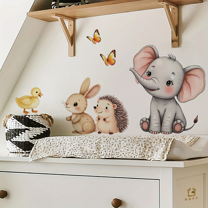Autocollant mural d'animal de  - Baby Nursery Vinyl avis et prix