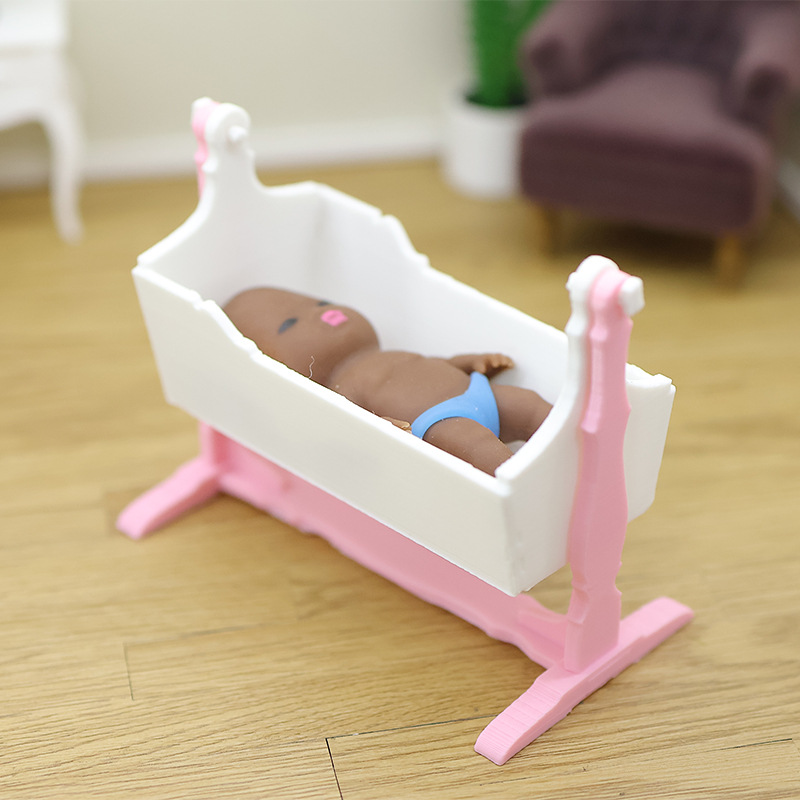 Mini berceau à bascule miniatu - Baby Nursery Layout avis et prix
