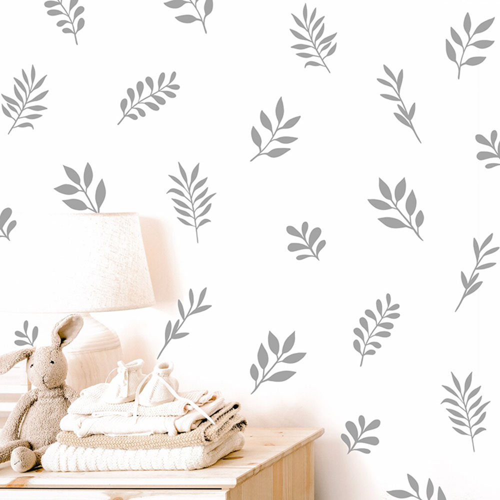 Autocollant mural botanique en - Baby Nursery Panelling avis et prix