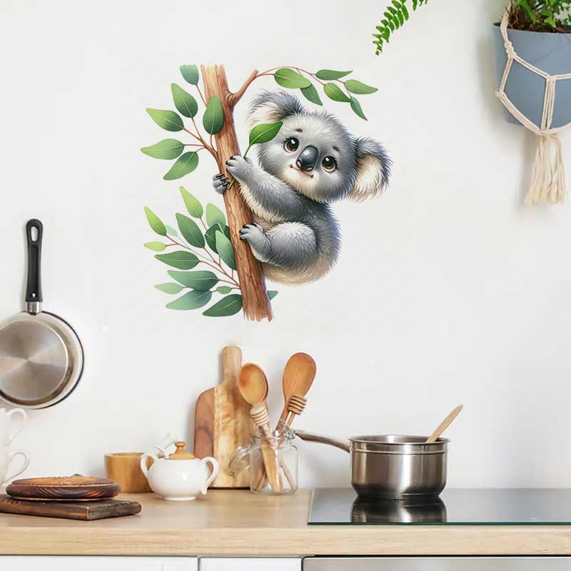 Autocollant mural Koala mignon - Baby Nursery Mural Wallpaper avis et prix