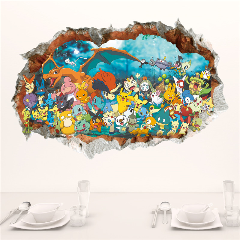 Autocollant mural Pokémon Pika - Baby Nursery Vinyl avis et prix