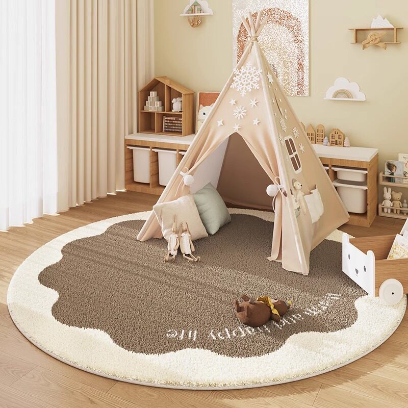 Tapis rond aspect cachemire VI - Baby Nursery Rug avis et prix