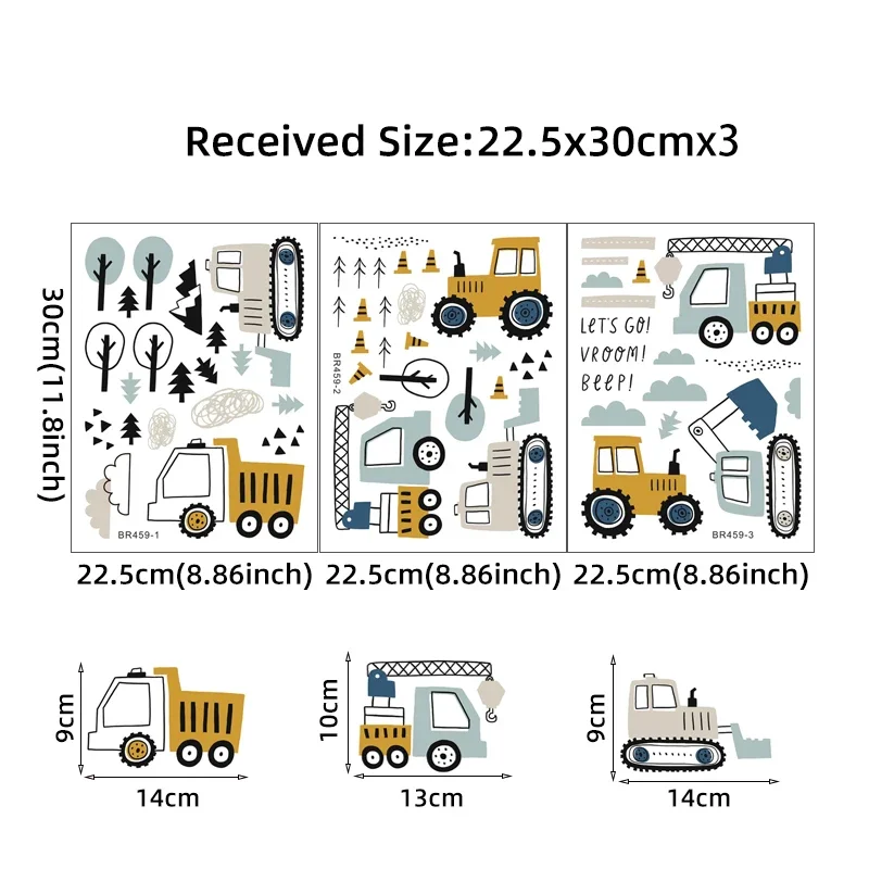 Autocollants muraux de camion  - Baby Nursery Vinyl avis et prix