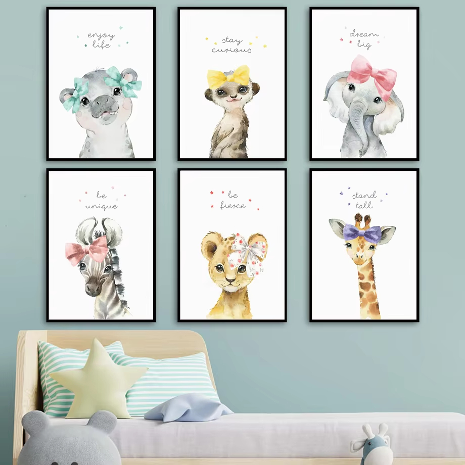 Lion zèbre girafe éléphant hip - Baby Nursery Elephant avis et prix