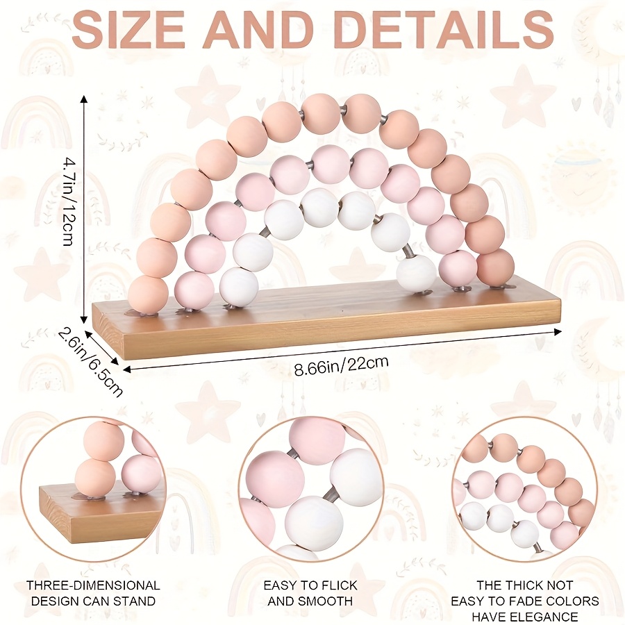 Arc-en-ciel fille 3D bébé cham - Baby Nursery Decor Girl avis et prix