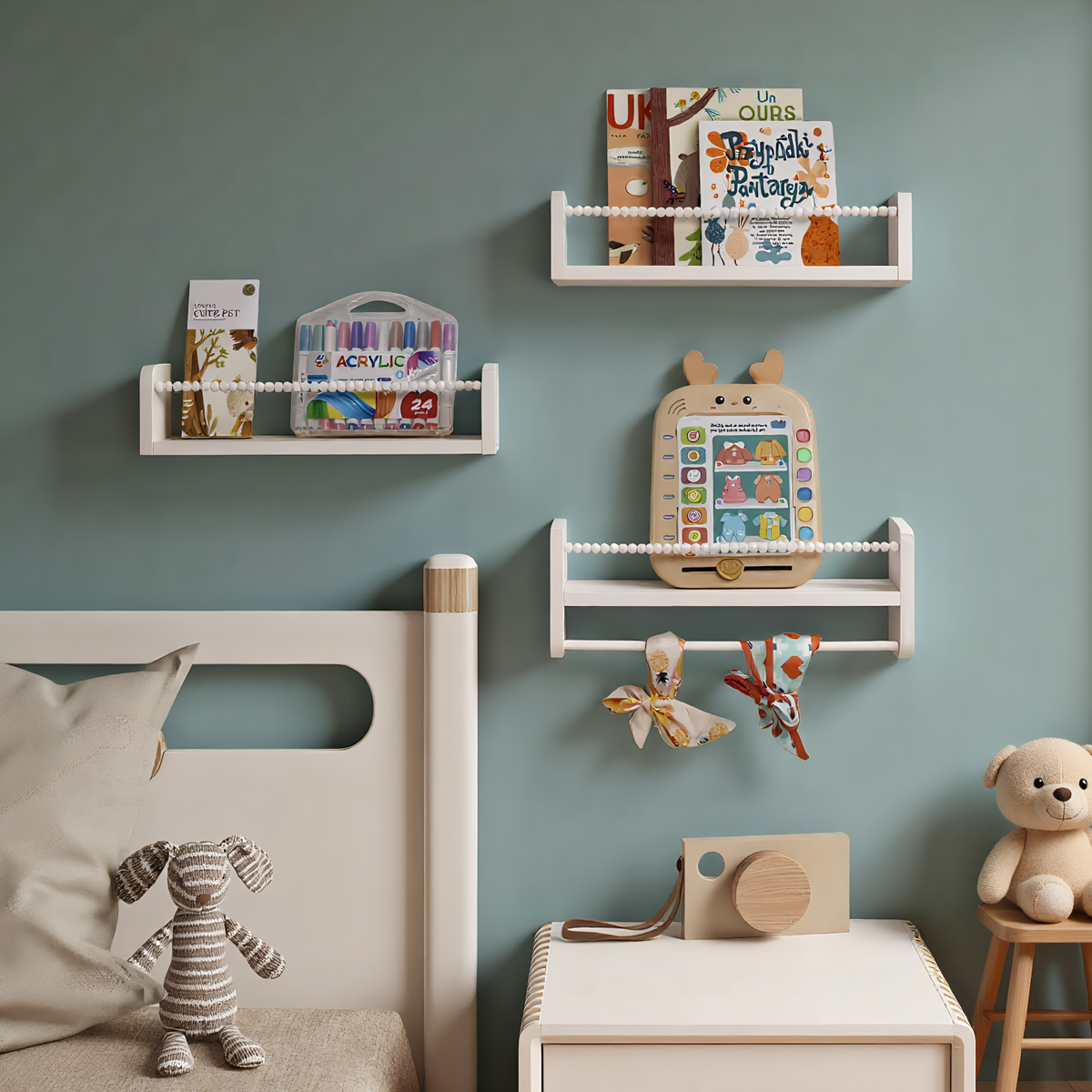 Étagères murales flottantes po - Baby Nursery Bookshelf avis et prix