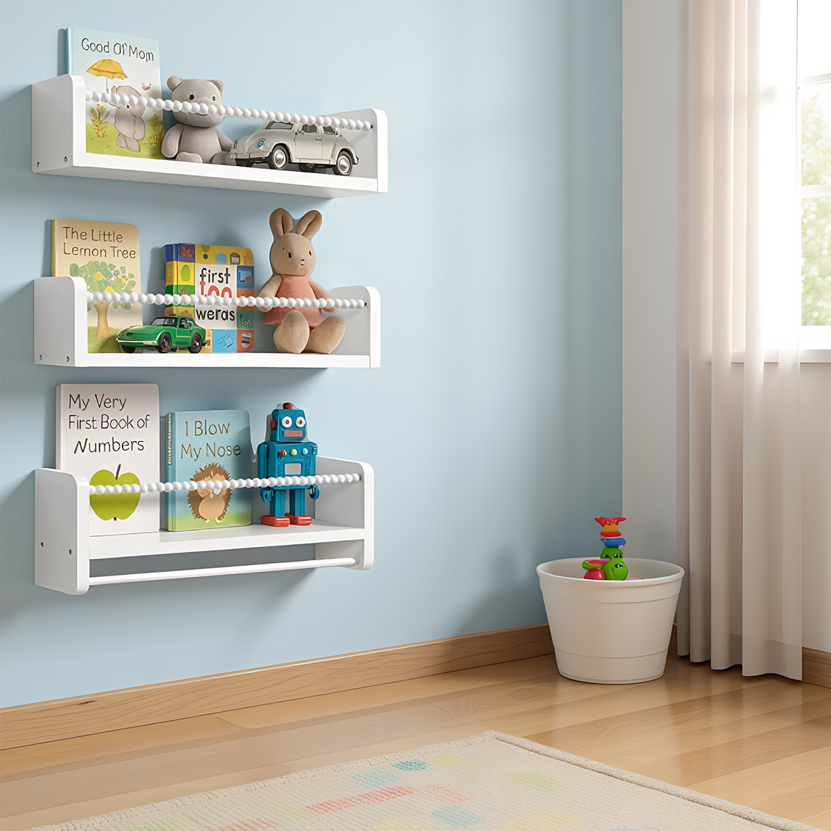 Étagères murales flottantes po - Baby Nursery Bookshelf avis et prix