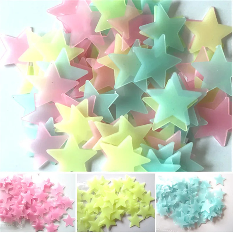 100 autocollants étoiles fluor - Baby Nursery Vinyl avis et prix